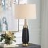 Spyglass Black Wood Grain Table Lamp by Uttermost