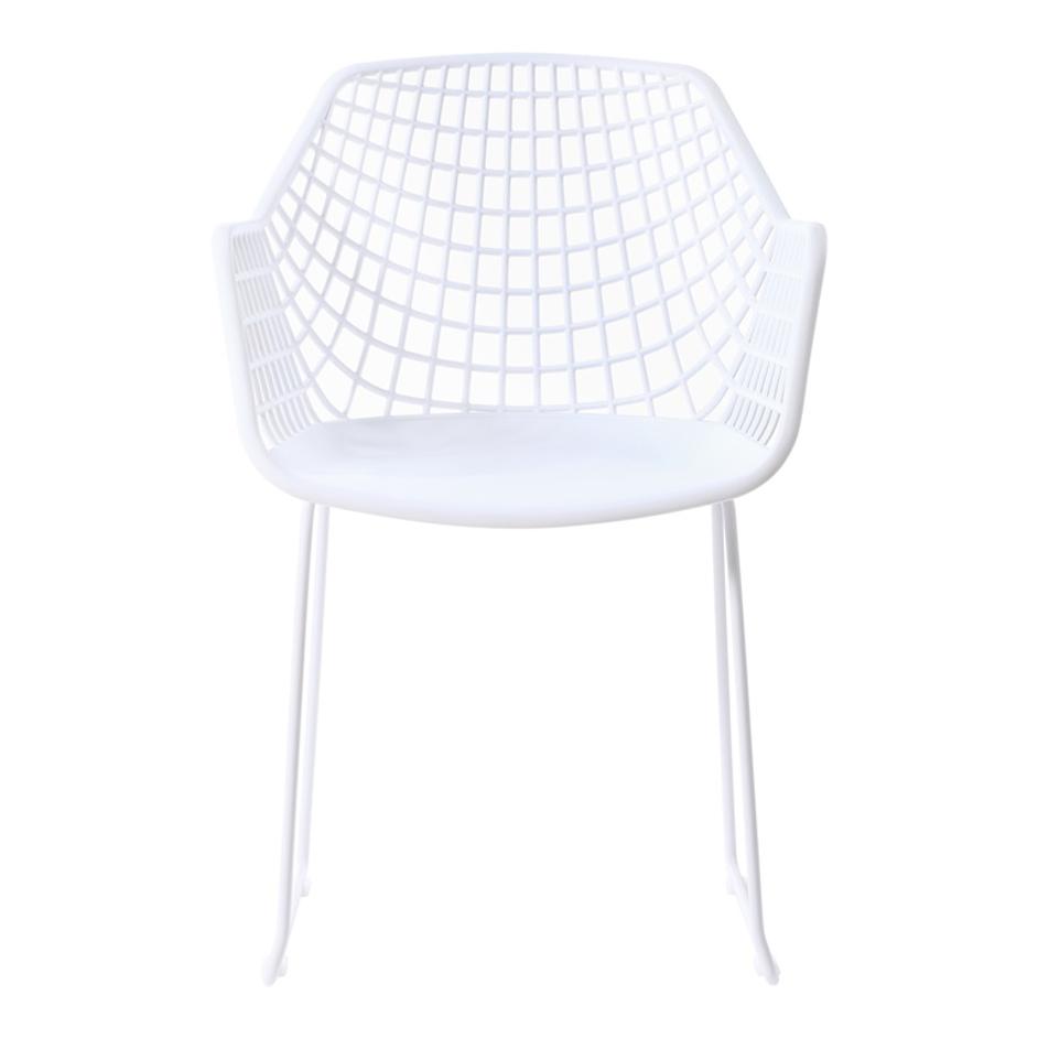 HONOLULU CHAIR WHITE by Moes Home