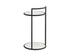 PARGA END TABLE - BLACK - MARBLE LOOK by Sunpan