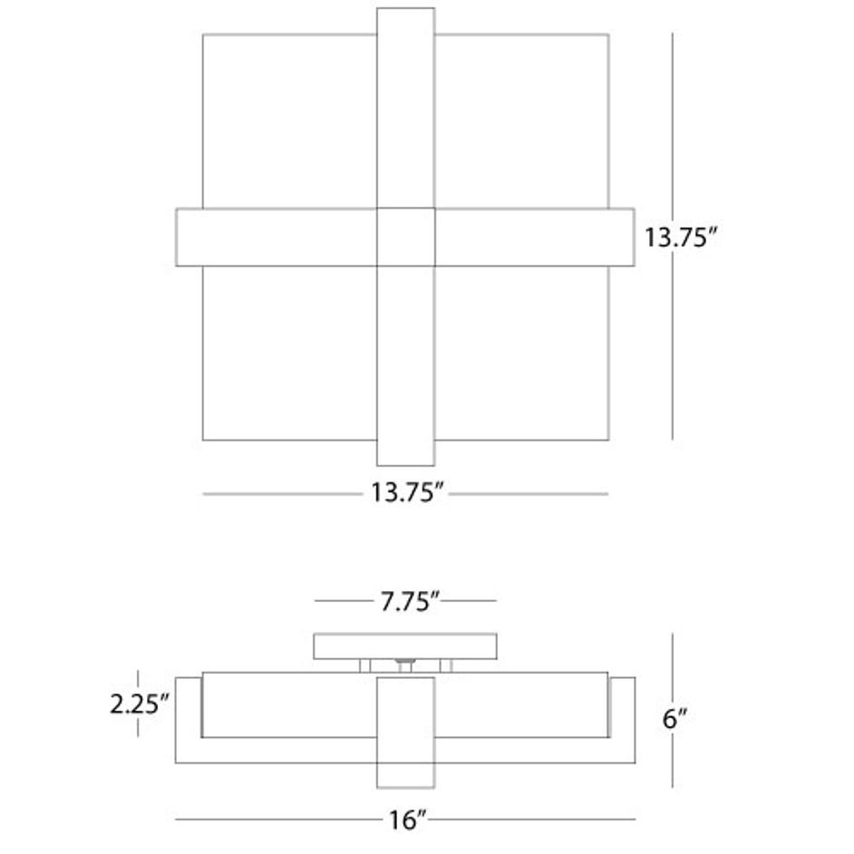 Doughnut Flushmount by ROBERT ABBEY