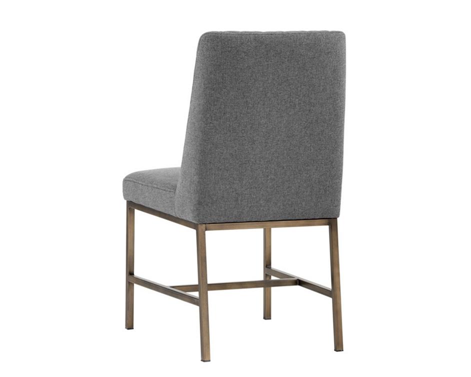 Leighland Dining Chair - Dark Grey by Sunpan