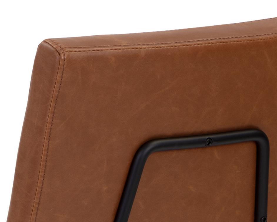 BRINLEY DINING CHAIR - BLACK - HAZELNUT by Sunpan