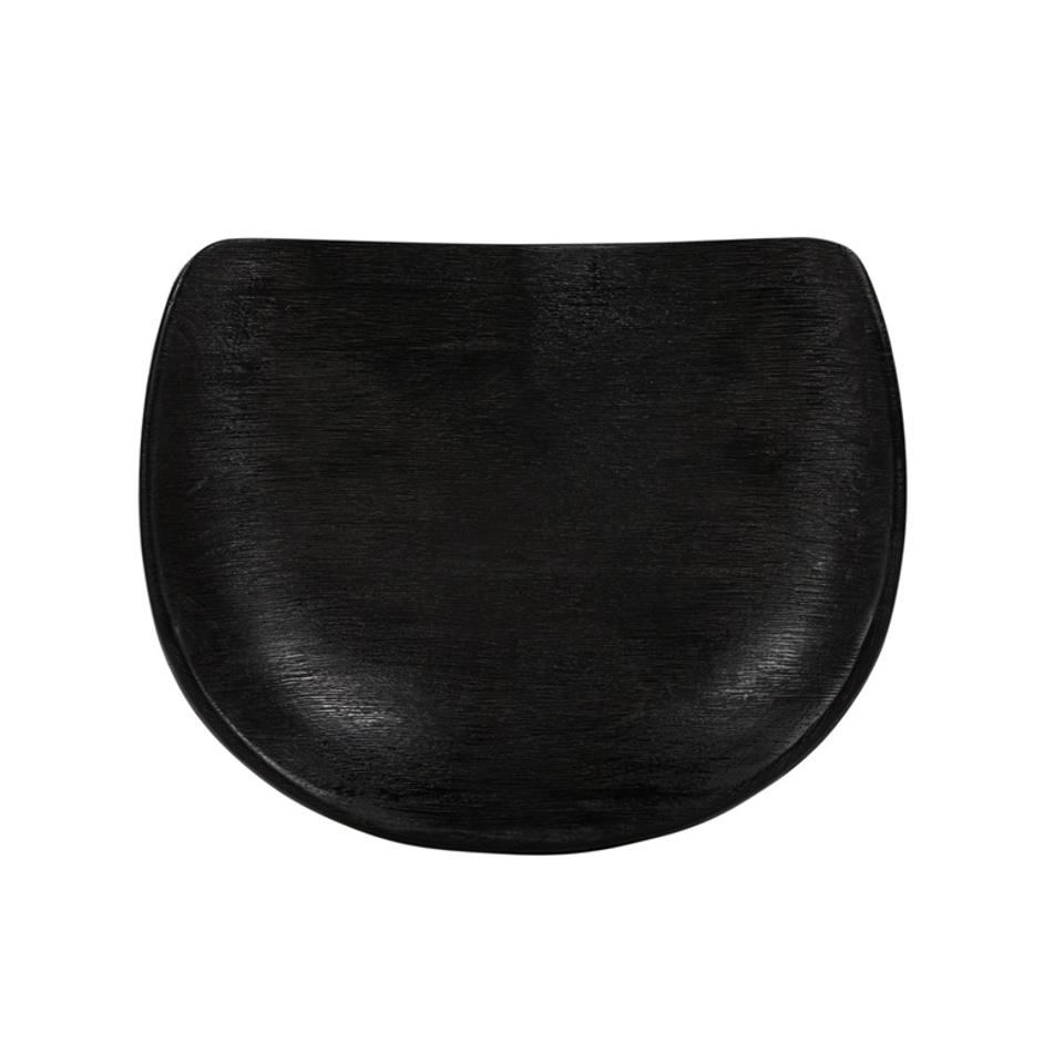 Barrett Stool In Matte Black Parawd In Counter by FOUR HANDS