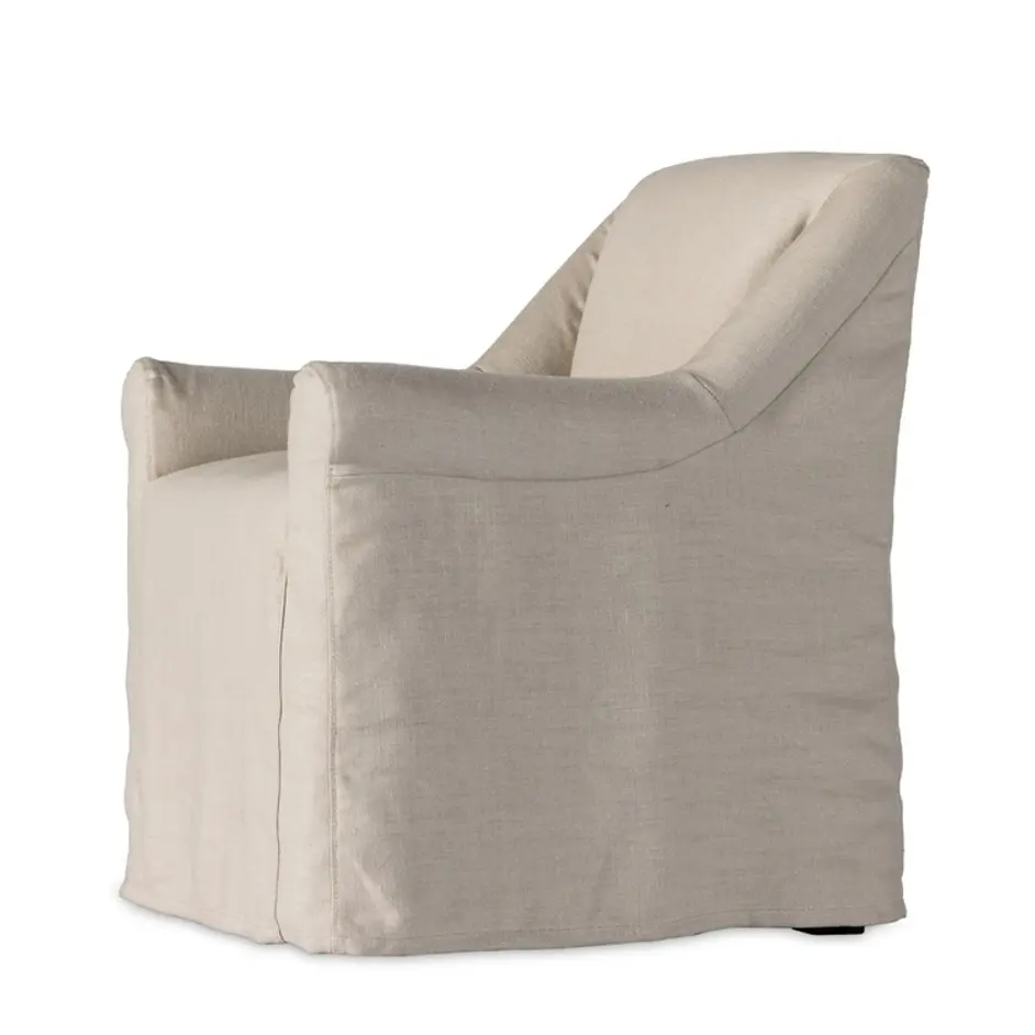 Bridges Slipcover Dining Armchair by Four Hands