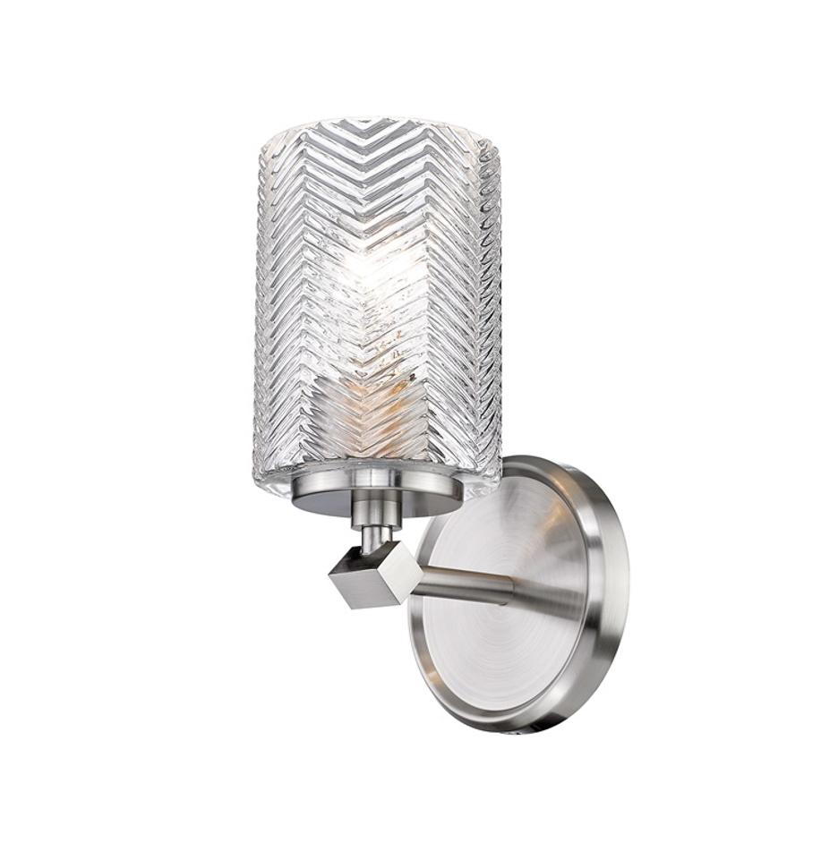 Dover Street 1 Light Wall Sconce in Brushed Nickel Finish by Z-Lite