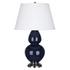 Midnight Double Gourd Table Lamp by Robert Abbey