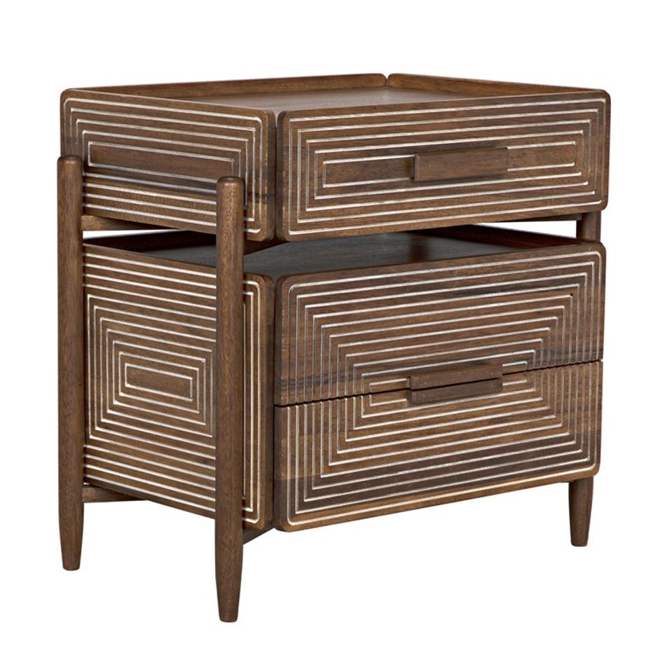 Savino Side Table by Noir Furniture