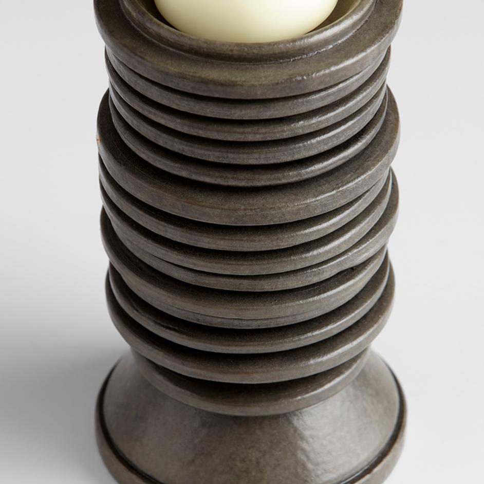 Small Provo Candleholder in Black by Cyan Design