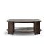 Two Tier Coffee Table in Matte Brown Neem by FOUR HANDS