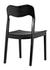 Weller Sungkai/Mindi Chair in Charcoal Black by Noir Furniture