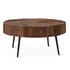 Jaipur 38" Round Coffee Table in Reclaimed Wood by Home Trends & Design