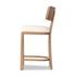 Terrance Counter Stool In Thames Cream And Amber Ash And Amber Ash Veneer by Four Hands