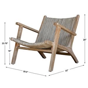 Aegea Rattan Accent Chair by Uttermost