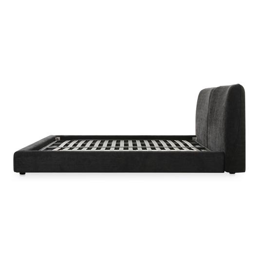Zeppelin King Bed Heather Black by Moes Home