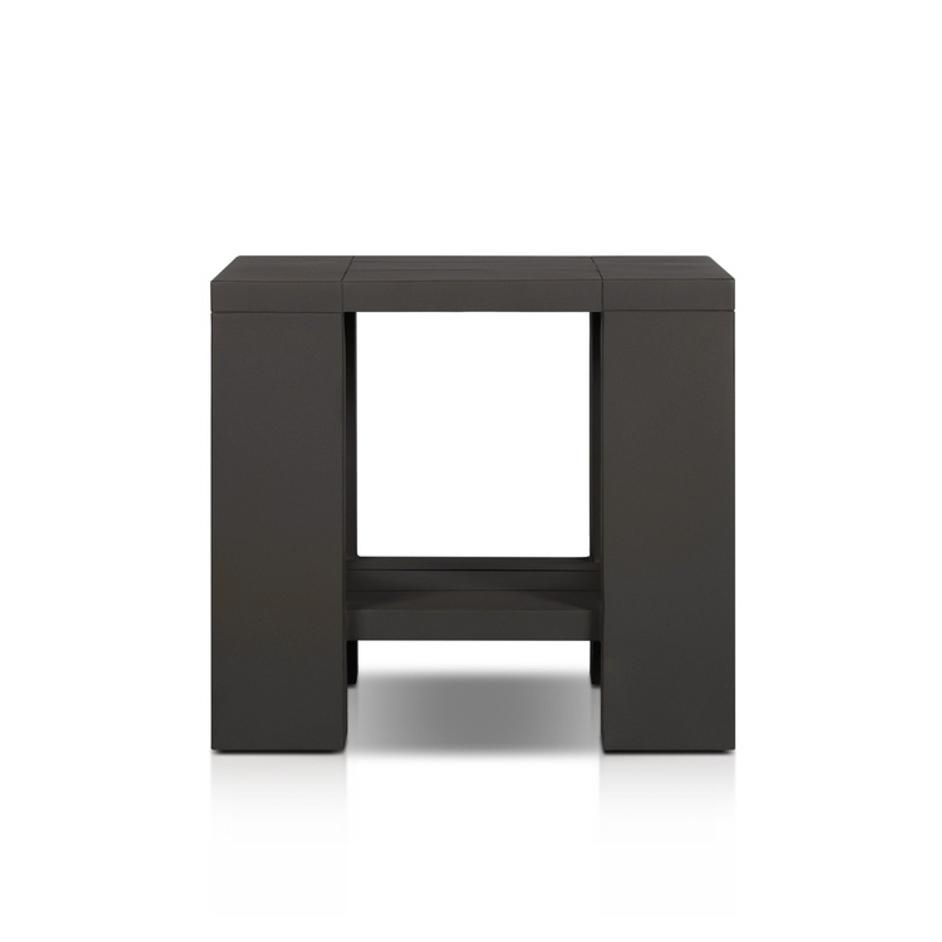 Roca Outdoor Metal End Table by Four Hands