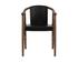 ARAN DINING ARMCHAIR - ONYX LEATHER by Sunpan