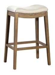 Linen Counter Stool by Furniture Classics