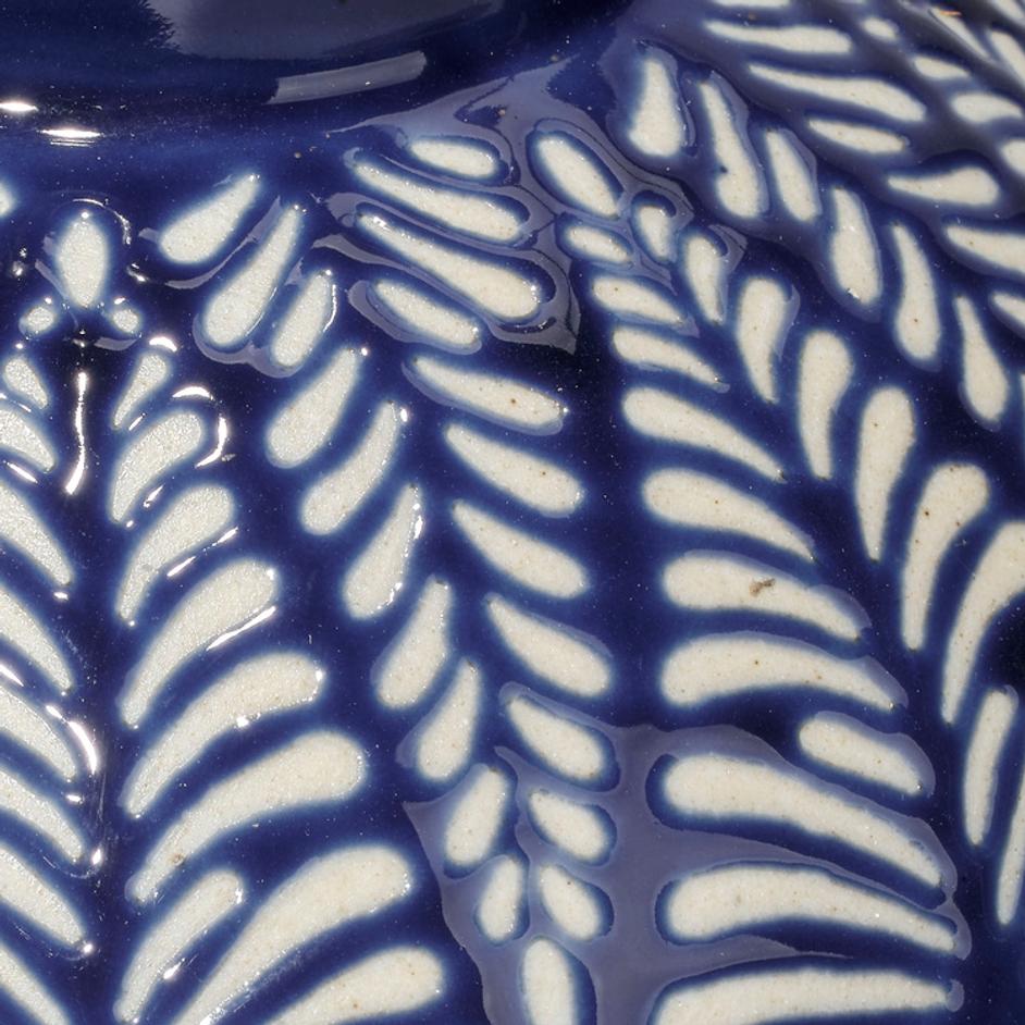 Highland Ceramic Table Lamp with Linen Shade by Jamie Young