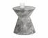 Astley End Table - Marble Look - Grey by Sunpan
