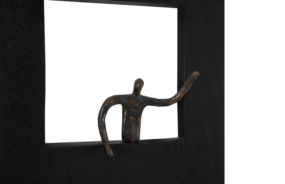 Atlas Wall Decor, Rectangle, Black by PHILLIPS COLLECTION