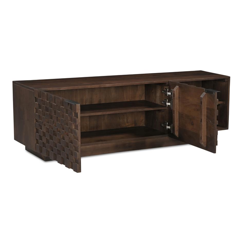Easton Media Cabinet Brown by Moes Home