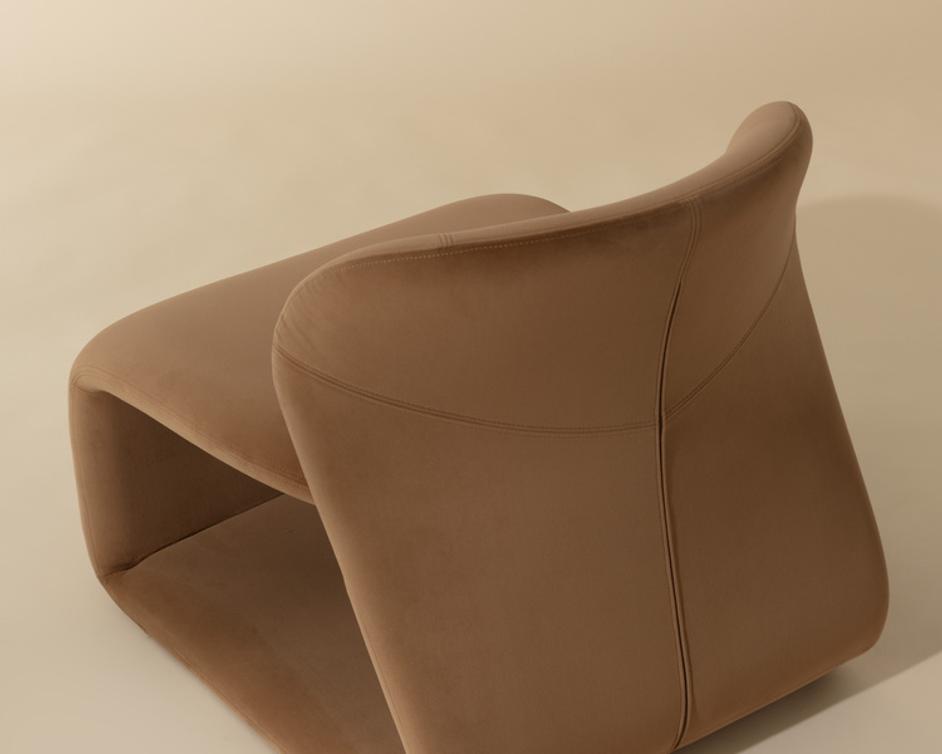 SOPHIENE LOUNGE CHAIR - KONA CAMEL by Sunpan