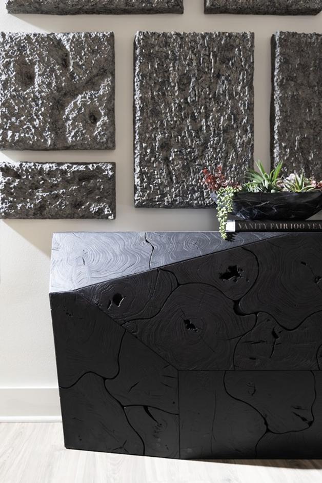 Prism Console Table, Black by Phillips Collection