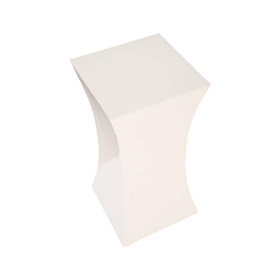 Paya Pedestal, Gel Coat White by PHILLIPS COLLECTION