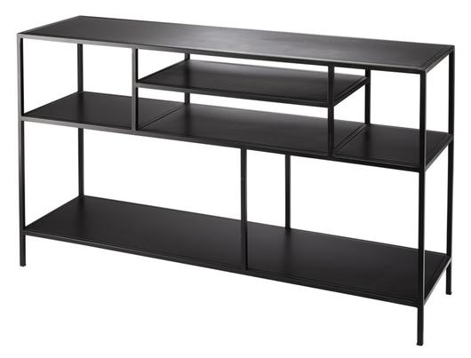 Element Shelved Console Iron Table by Jamie Young