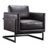 LUXLEY CLUB CHAIR BLACK by Moes Home