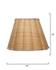 Scalloped 1-Light Wall Sconce, Raffia by Jamie Young
