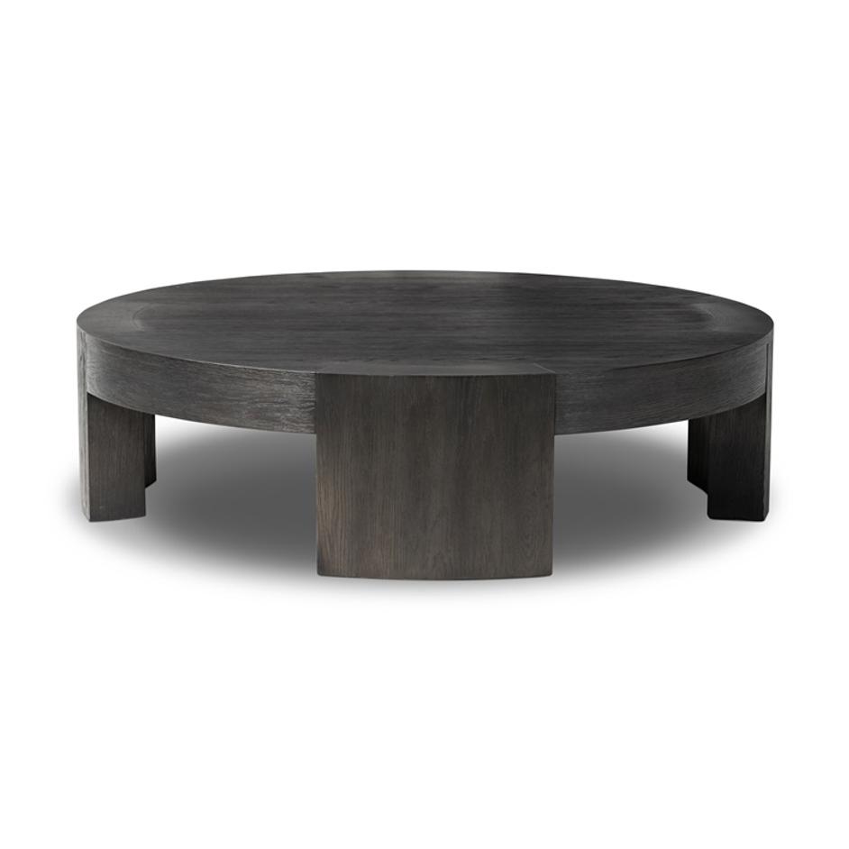 Sheffield Coffee Table Small in Charcoal by FOUR HANDS