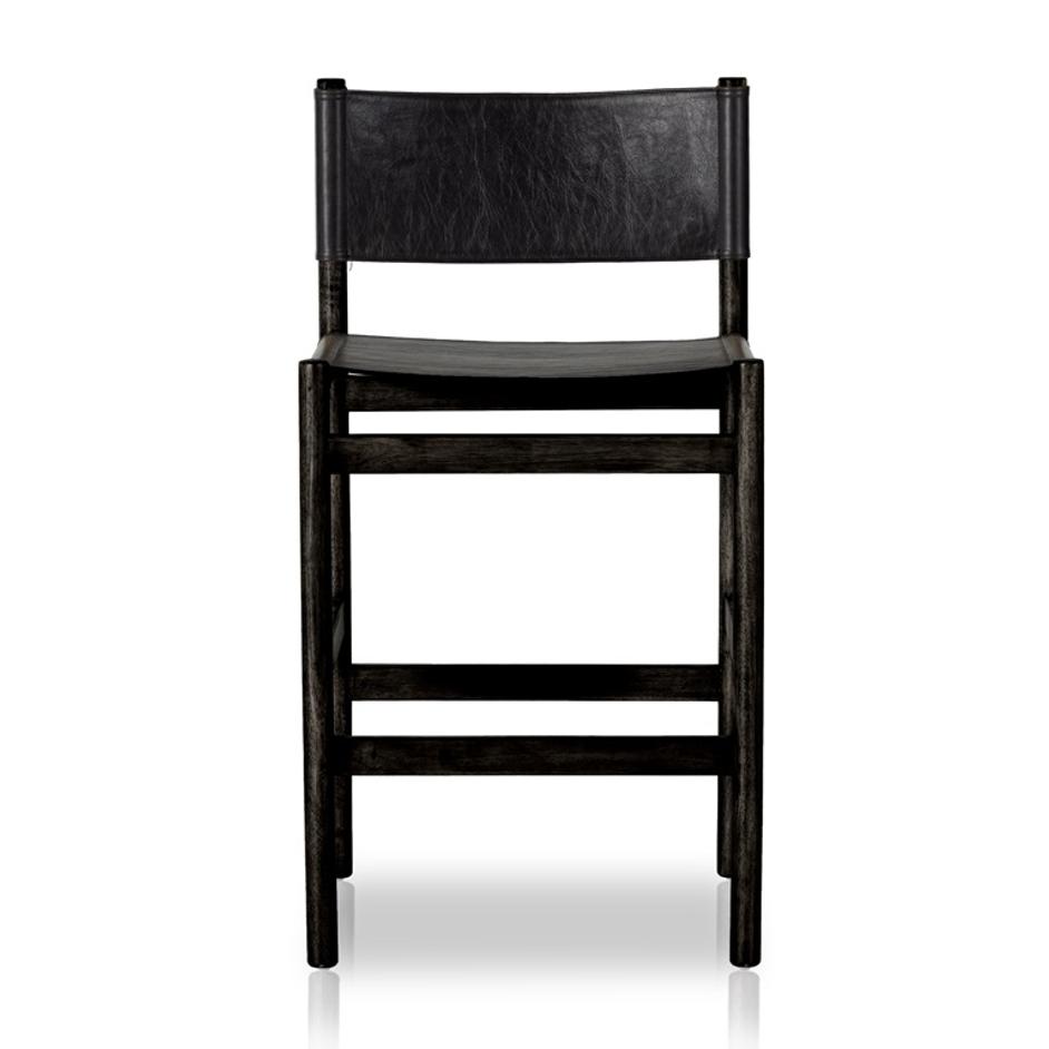 Kena Stool In Sonoma Black In Bar by FOUR HANDS