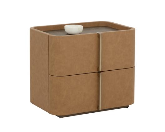 JAMILLE NIGHTSTAND - SMALL - COGNAC by Sunpan
