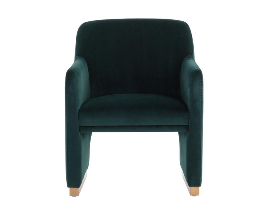 JAIME DINING ARMCHAIR - MEG DARK EMERALD by Sunpan