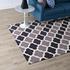 Vaysman Moroccan Trellis 5X8 Area Rug In Charcoal And Black by Modway Furniture