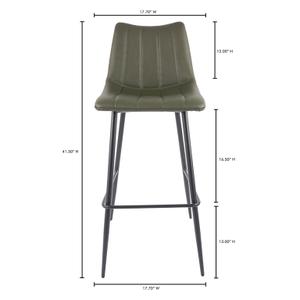 ALIBI BARSTOOL DARK GREEN-M2 by Moes Home