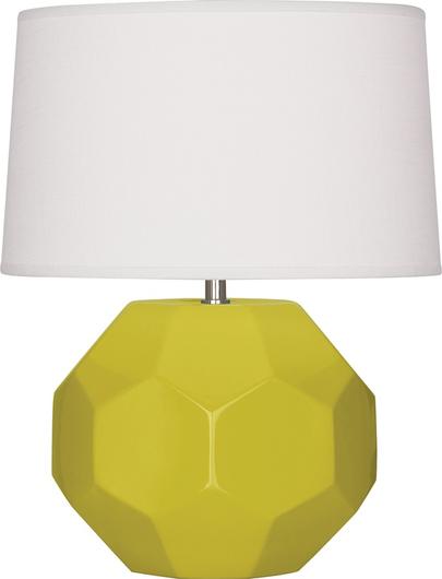 Citron Franklin Accent Lamp by Robert Abbey