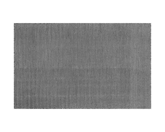 CUSCO HAND-WOVEN RUG - BLACK / WHITE - 5' X 8' by Sunpan