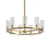CLARABELLE CHANDELIER - SMALL - BRASS by Sunpan