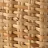 Hand-woven Natural Rattan Large Ottoman by Jamie Young