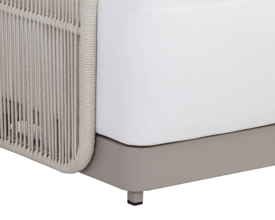 ALLARIZ SOFA - GREIGE - STINSON WHITE by Sunpan