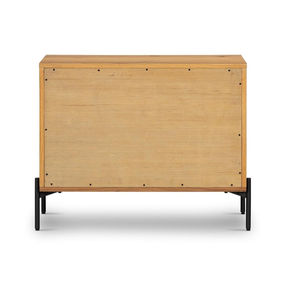 Eaton Large Nightstand In Light Oak Resin by FOUR HANDS