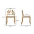 Avery Dining Chair Natural – Set Of Two by Moes Home