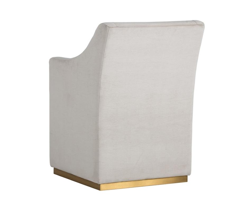 Zane Wheeled Lounge Chair - Piccolo Prosecco by Sunpan