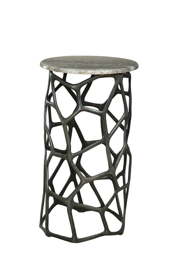 Tall Sebastian End Table by Furniture Classics