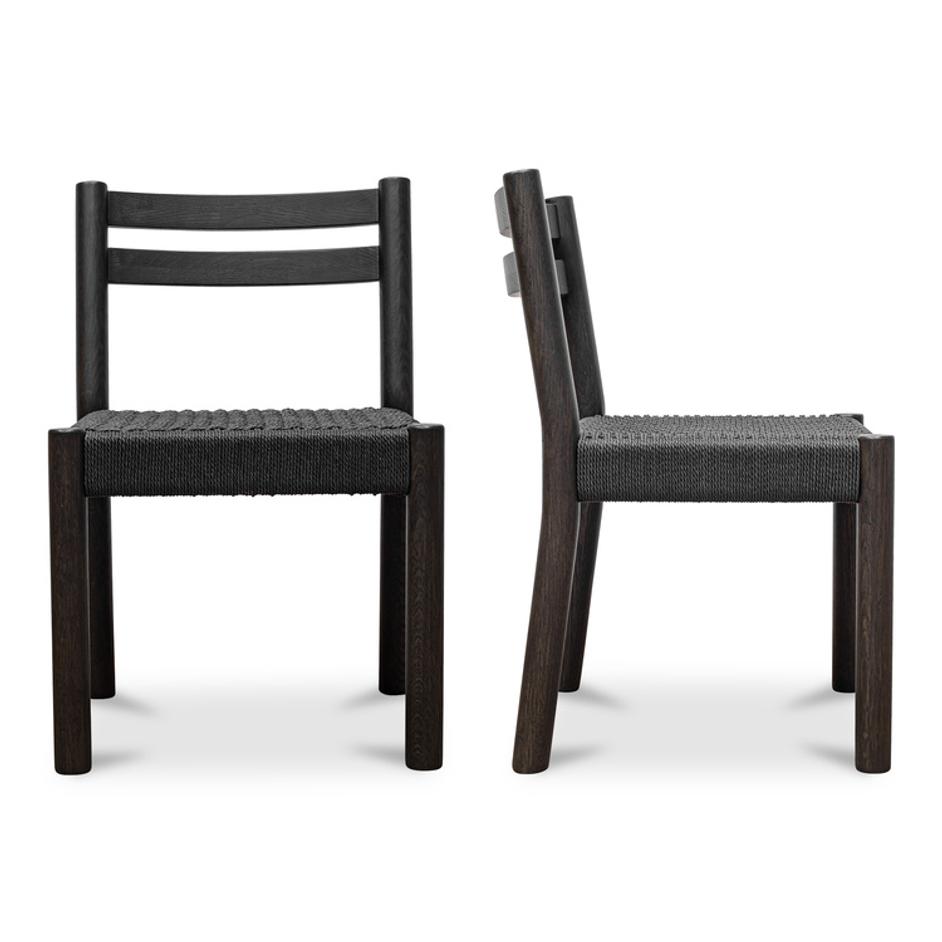 Finn Dining Chair Black–Set Of Two by Moes Home