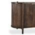 Redford Mango Wood 2Dr 3Dwr Cabinet Bark Brown by Classic Home