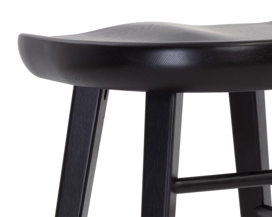 DOMINIC COUNTER STOOL - BLACK by Sunpan