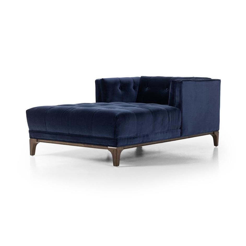 Dylan Chaise Lounge - Sapphire Navy by Four Hands